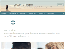Tablet Screenshot of josephspeople.org